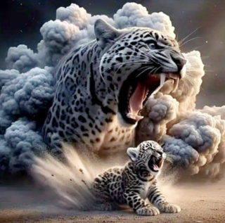 Diamond Painting Leoparden